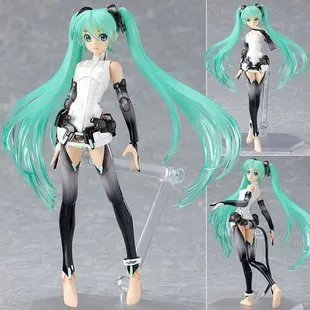 Бесплатная доставка Аниме Figma 100 Хацунэ Мику append фигурку игрушки в коробке куклы