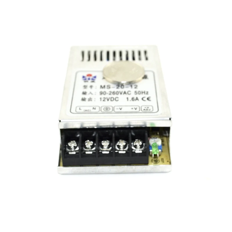 MS 20 12 Mini DC импульсный источник питания 20W 12V 1.6A одиночный выход для светодиодной