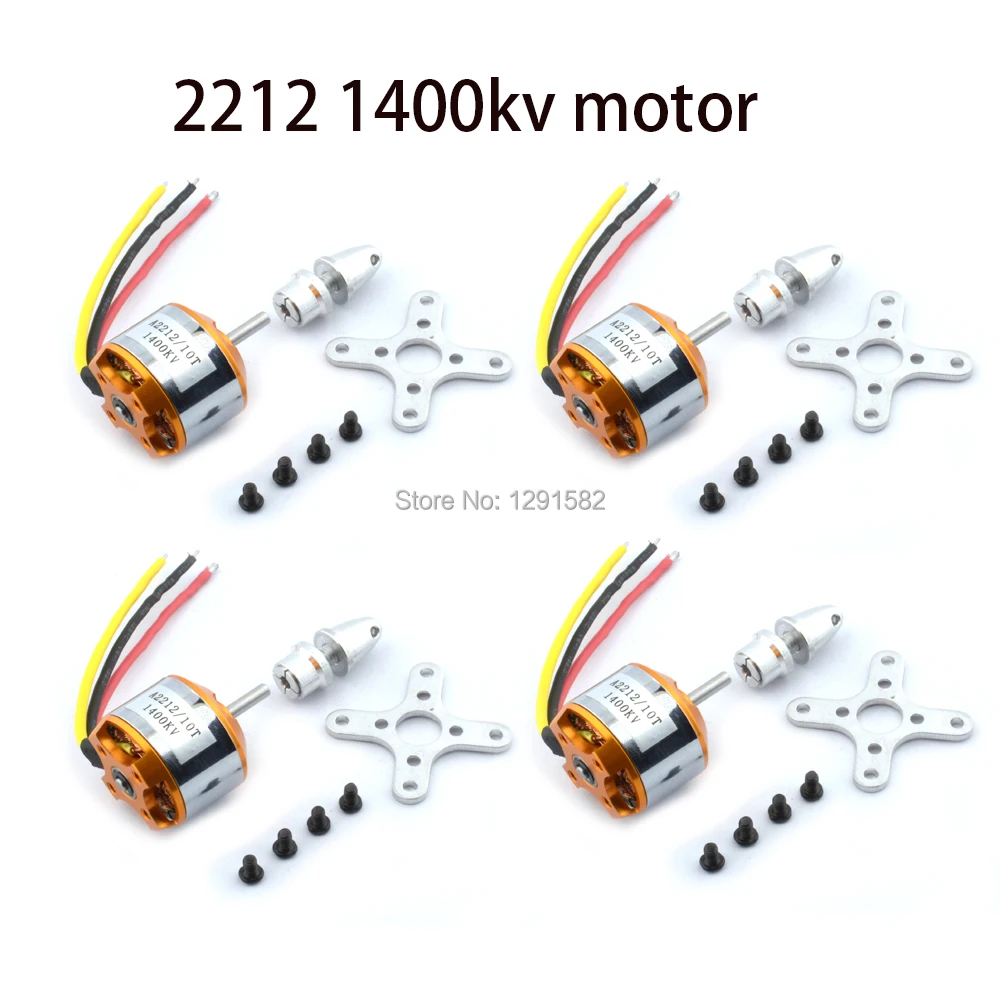 4 шт. A2212 2212 1400KV бесщеточный мотор 30A ESC Бесщеточный Регулятор скорости с 2A 5V BEC для