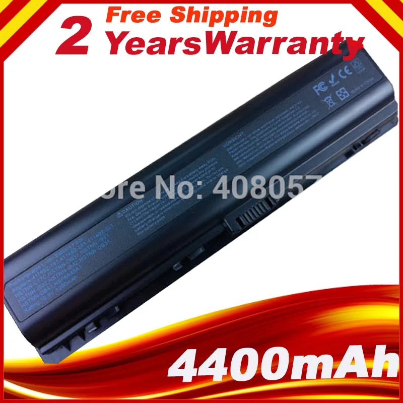 Аккумулятор для HP Pavilion DV6000 V6000 DV2000 V3000 EV088AA DV2700 G6000 G7000 DV6500 C700 F500|battery for hp|battery hp pavilionfor