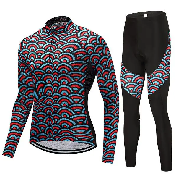 jersey and pants 7 Весна Велосипеды jersey мужской набор мужской спортивный костюм Триатлон скафандр горный велосипед одежда Комплект Одежда комбинезон велосипедная форма - Цвет: jersey and pants 7