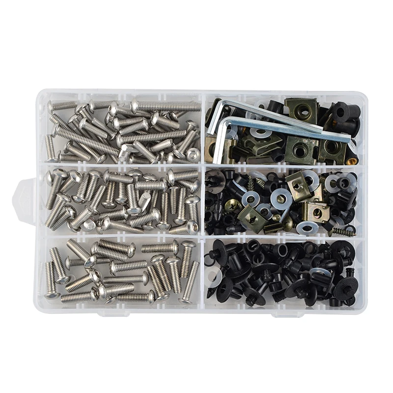 

Stainless Steel Motorcycle Windscreen Fairing Body Bolts Fastener Clip Screws For Honda Yamaha Kawasaki For Suzuki Aprilia BMW