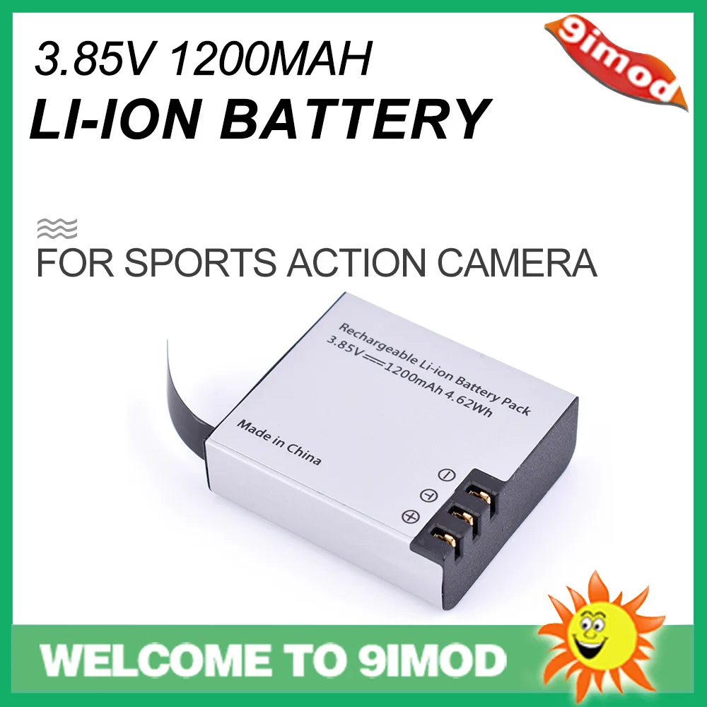 Сменный аккумулятор Hawkeye Firefly S009R 3 85 В 1200 мАч 4.62Wh Li Ion для экшн камеры 8S 8SE|Детали и