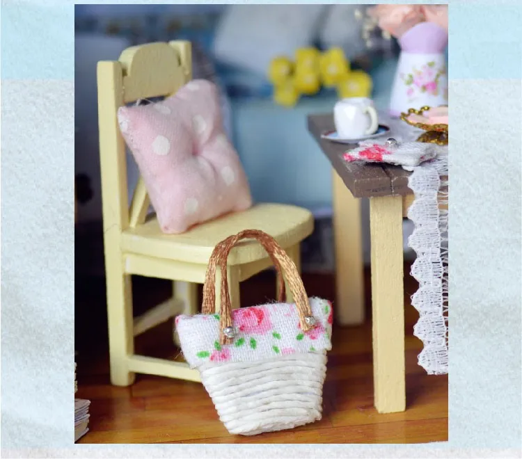 Сборный миниатюрный кукольный домик вилла DIY Кукольный дом ручной работы игрушка дом мечты модель комплект DIY комната коробка дом девочка подарок подруге