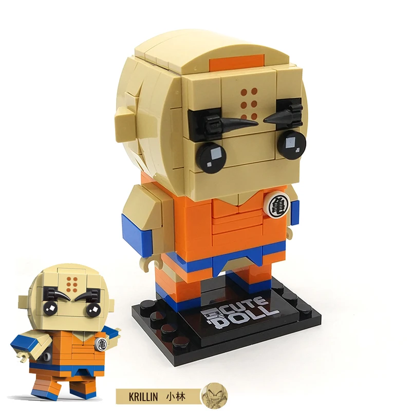 Style 11 Decool Brickheadz Dragon Ball Z Супергерои Железный человек Marvel Супергерои фигурки Бэтмена строительные блоки кирпичи головы игрушки - Цвет: Style 11