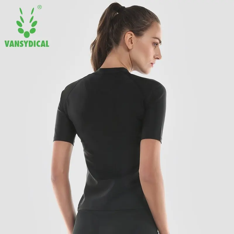Фото Женская спортивная куртка Vansydical, теплая спортивная куртка для бега, бега, занятий йогой, фитнесом, фитнесом, тренажерным залом, одежда для бе... №4