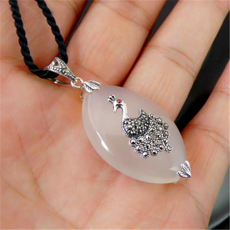 BESTLYBUY Настоящее серебро 925 пробы ювелирные изделия тайское ретро желтый &amp Белый