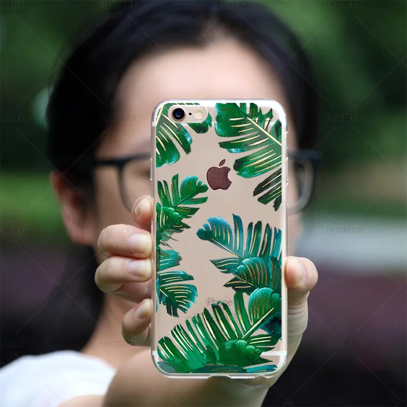 Jaomax Модный чехол с зелеными растениями КАКТУСОМ бананами листьями для iPhone Xr Xs Max X
