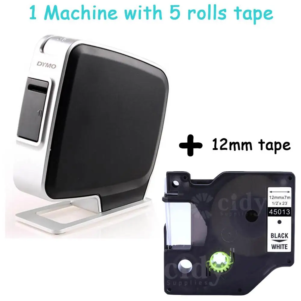 Dymo PnP принтер этикеток Кабель Машина LabelManager для Dymo D1 Label компьютер Plug and Play Label лента CIDY 45013 45018 40913 - Цвет: Set B3
