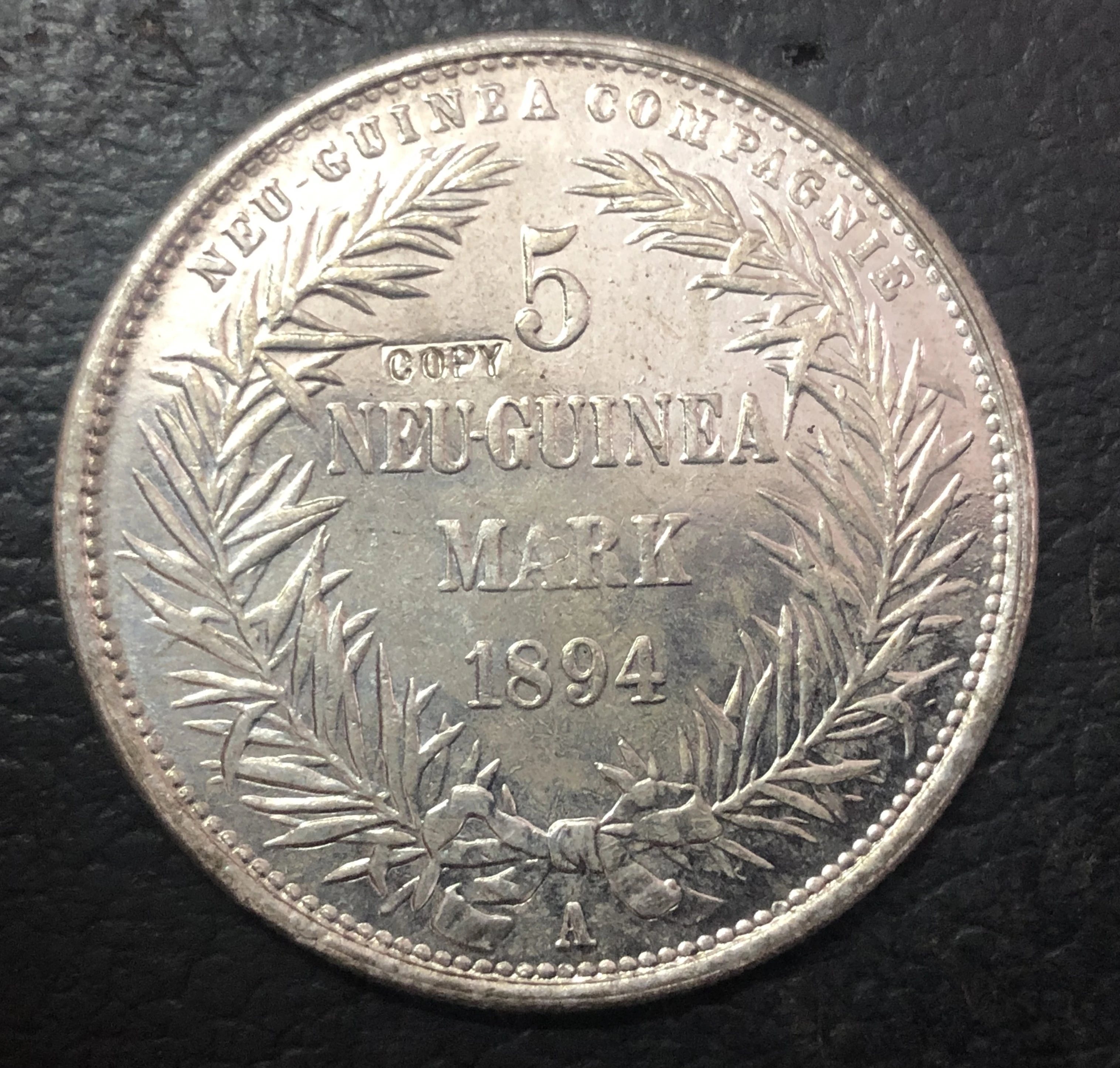 1894 немецкая 5 метка Посеребренная копия | Дом и сад