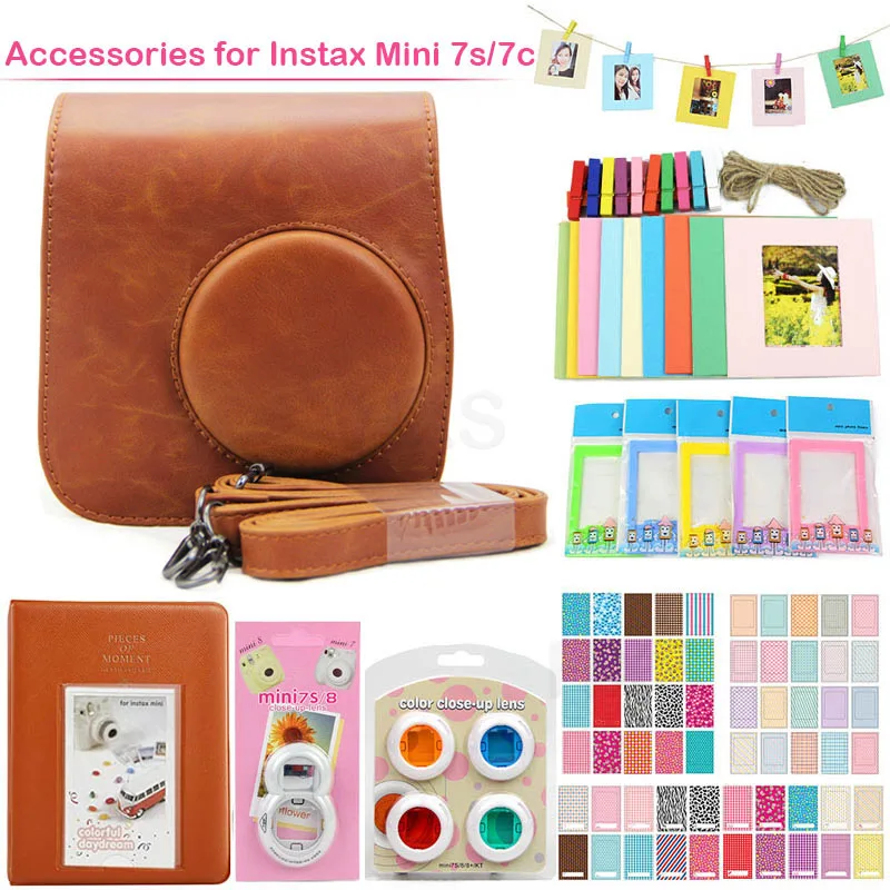 Качество Fujifilm Instax Mini 7s/7c Kit включая чехол для