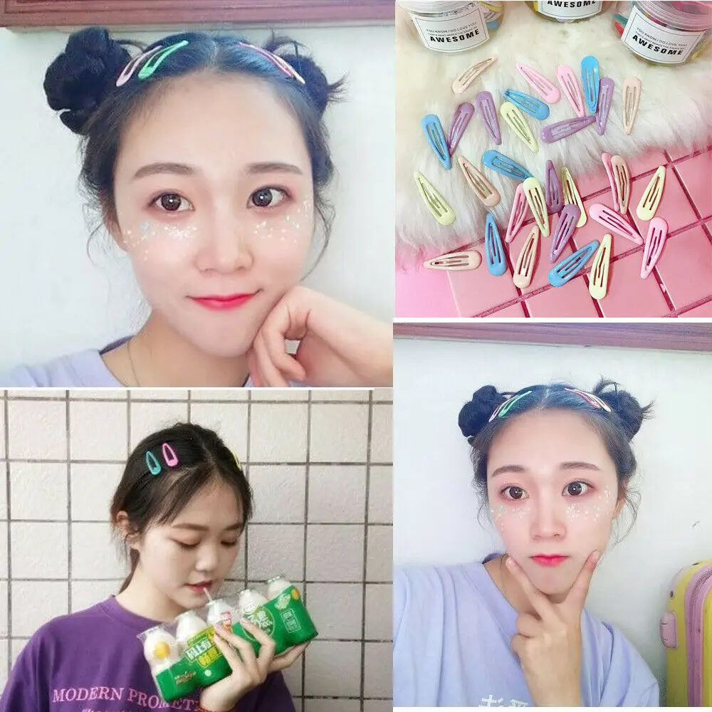 Аксессуары для маленьких детей 30 шт./компл. милые мини шпильки с блестками