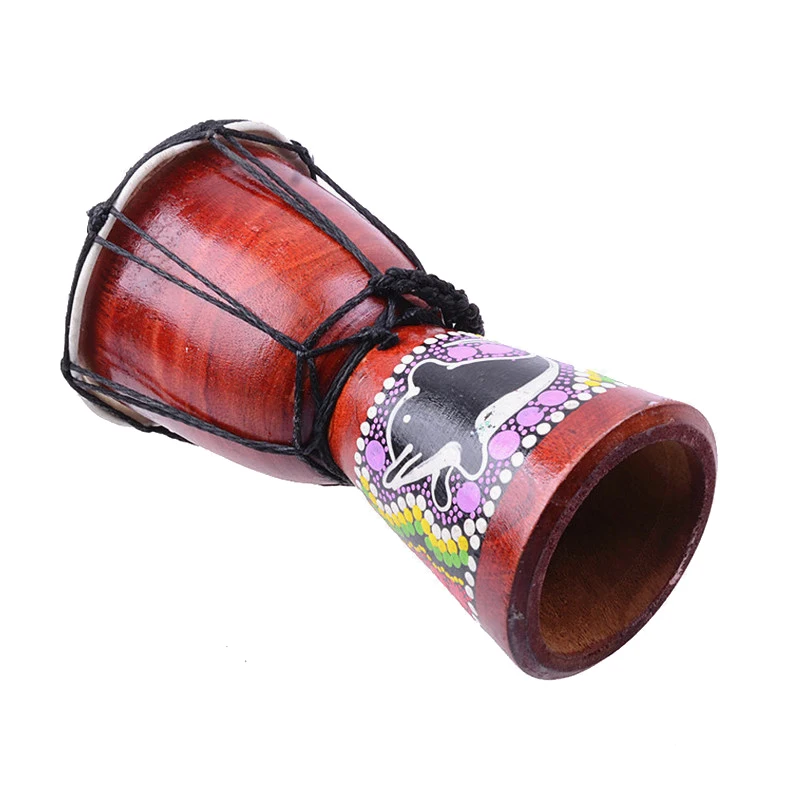 Африканский Djembe 4 дюймов ударный ручной барабан для продажи деревянный Jambe/Doumbek барабанщик с узором