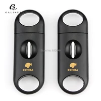 cohiba v shaped cigar cutter plastic stainless steel tobacco cutter cigar accessories