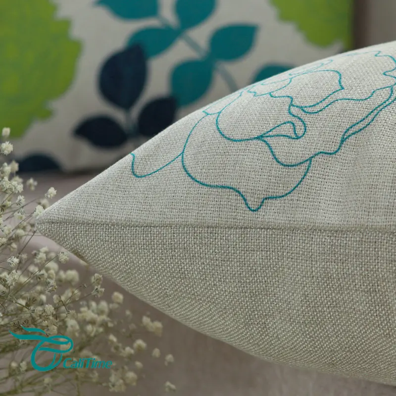 CaliTime Подушка раковина чехол домашний диван автомобильный Декор экрю наземный