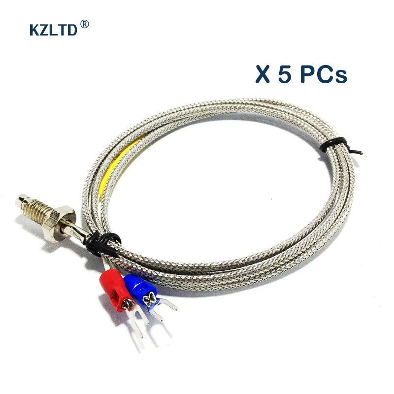 Термопара типа K провод 1 м 2 0 400 градусов|temperature thermocouple|k-type probethermo sensor |