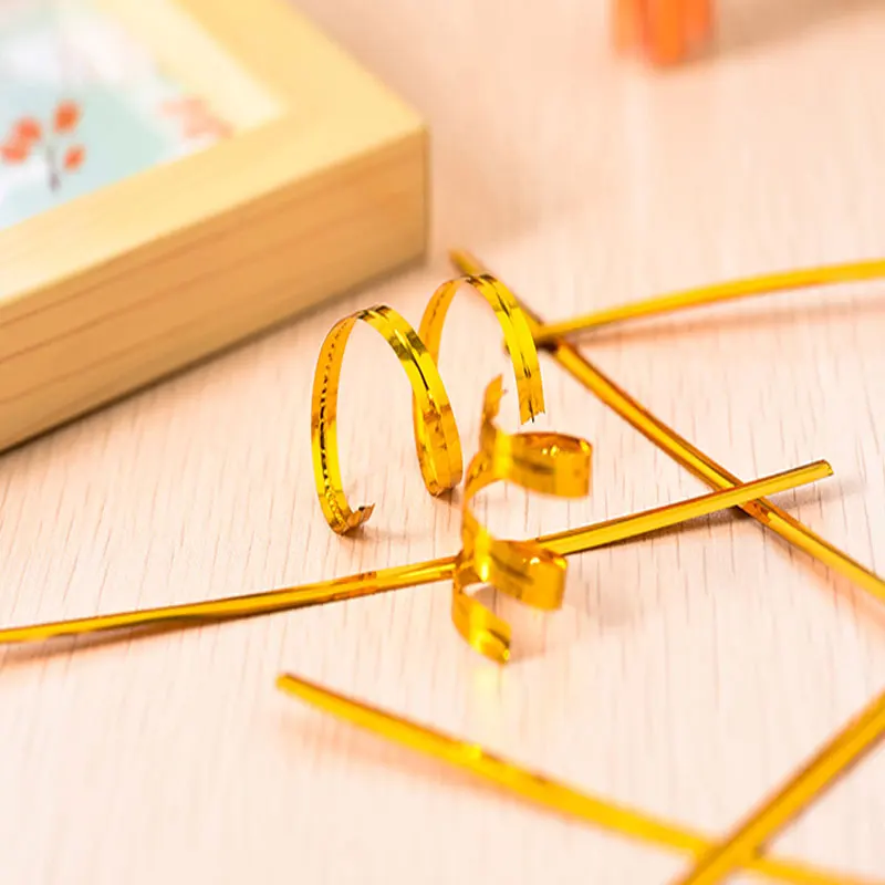 Золотая веревка для подвязки кабеля 500 ярдов оптовая продажа золотистый и