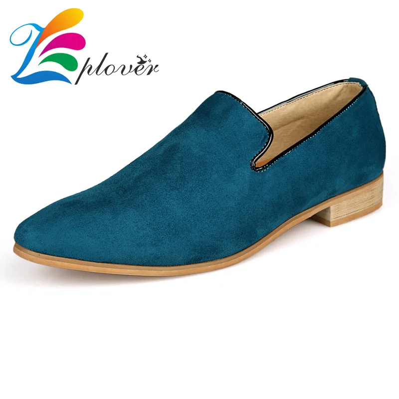 Мужская обувь 2015 мода острым носом мужчины бархатные мокасины мягкой кожи Zapatillas