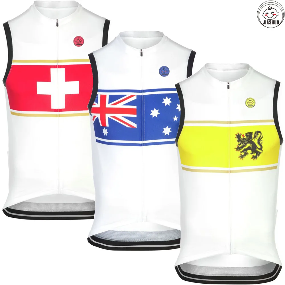 Новинка 2017 г. жилет для велоспорта национальной