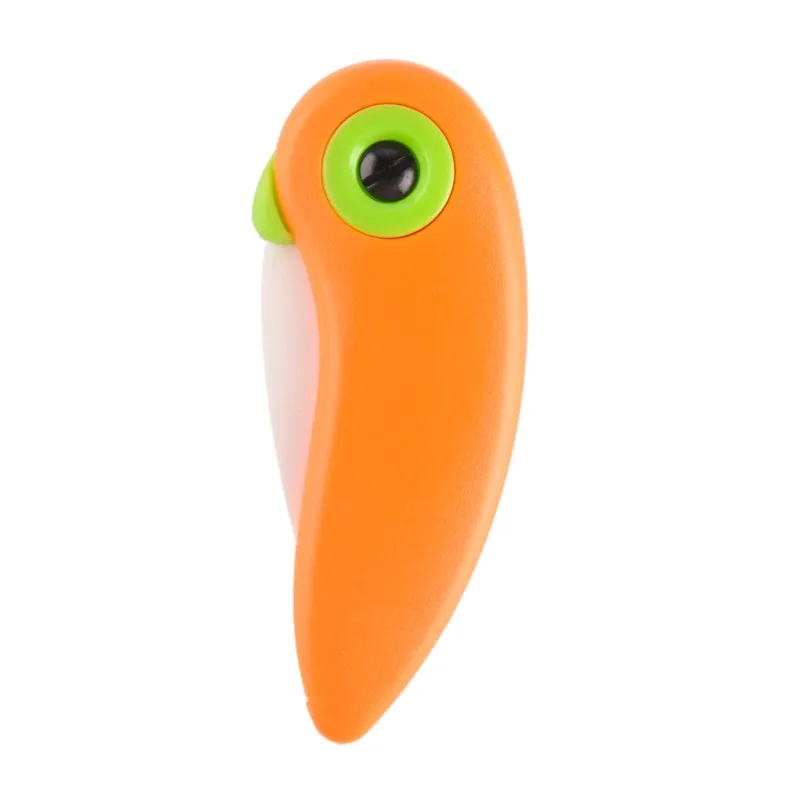 Fashion Cute Bird Shape Ceramic Kitchen Pocket Knife Kitchenware Tools For Cut Fruit Sharp Gift Mini Knives 4 Color Choice