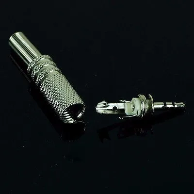 

6pcs METAL Stereo Male 2.5mm Jack Plug Audio connector headphone