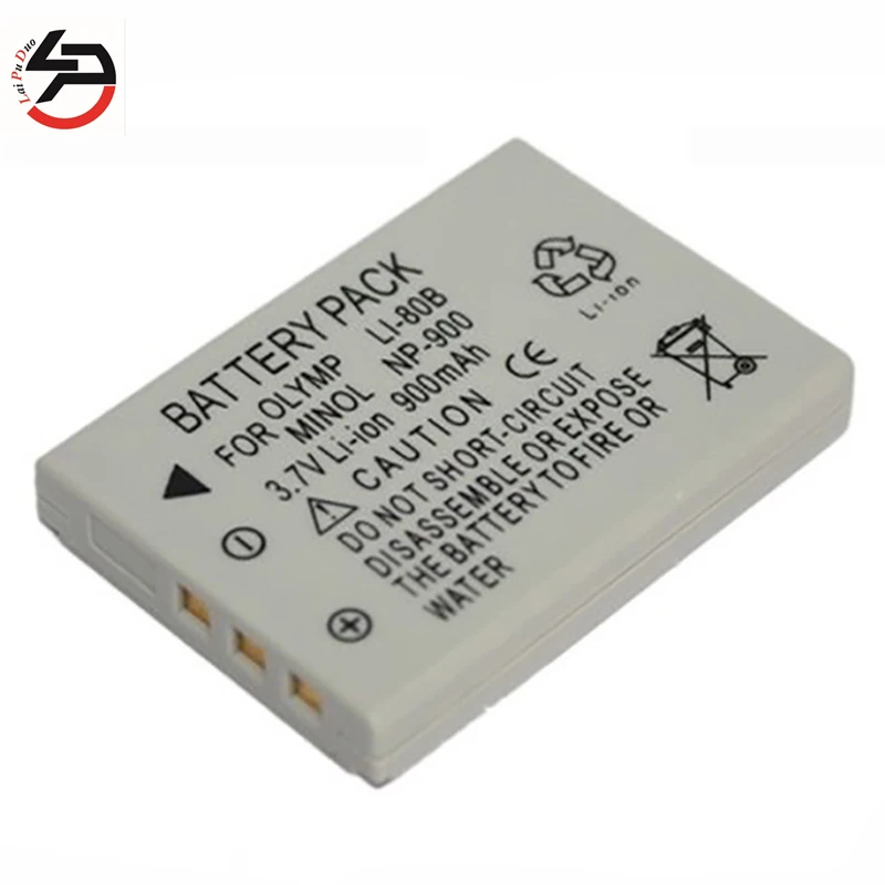 LPD 900 мАч 100% новый запасной аккумулятор камеры для Olympus Li80B Li-80B NP-900 T100 X960 T-100 X-960 DC C500