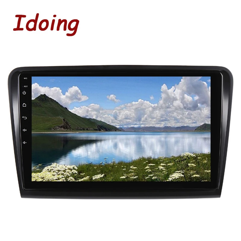 Автомобильный мультимедийный плеер Idoing 10 2 дюйма 2.5D Android 2008 для Skoda Superb 2014 4 Гб + 64 ГБ