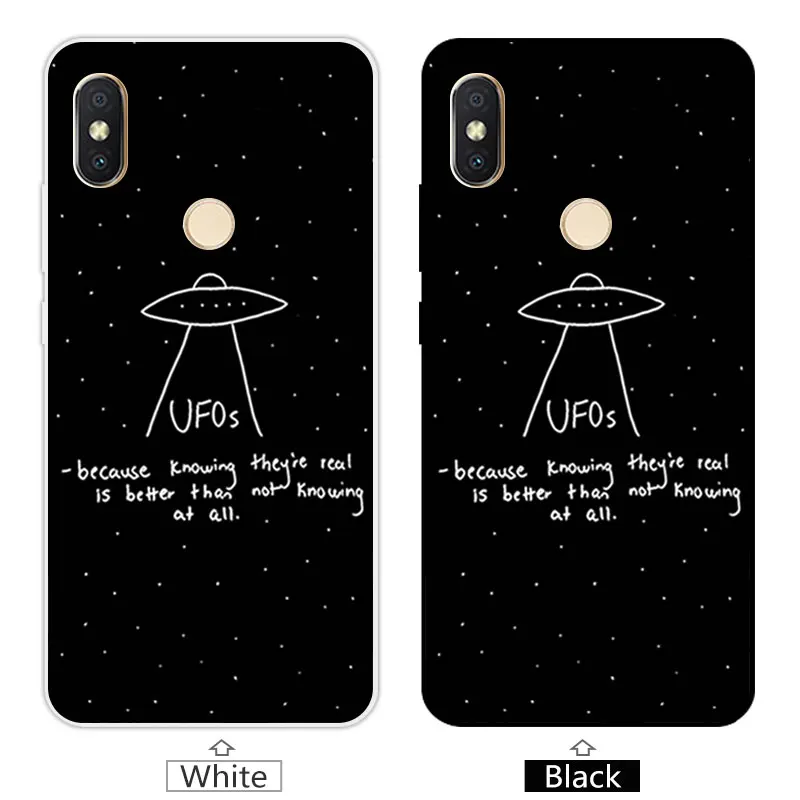 5.99 inch for Xiaomi Redmi S2 Soft Silicone Back Phone Nebula Cover S 2 Transparent TPU Mobile Case Picture |