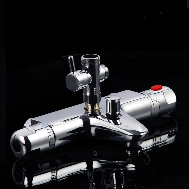 Бесплатная доставка смесители для ванны душевой Термостатический Смеситель