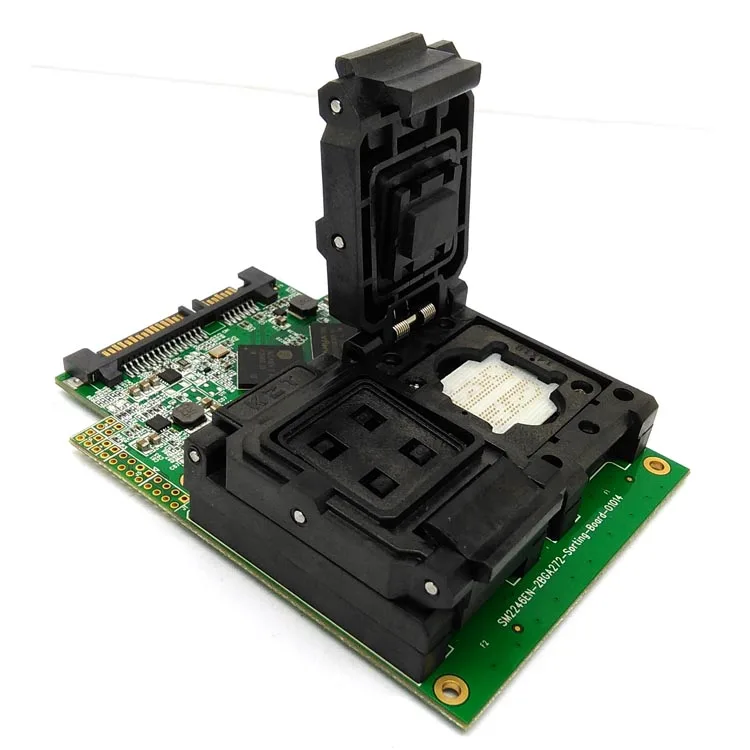 BGA272 испытательное приспособление SSD флэш тест решение SM2246EN два в одном тестовая