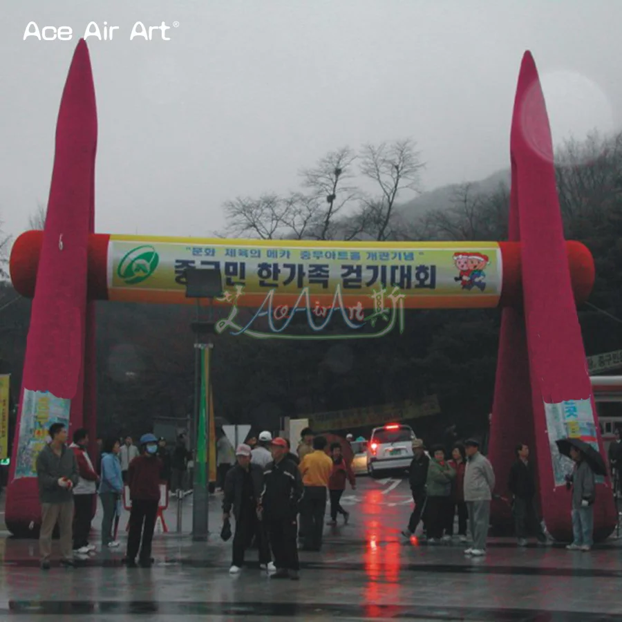 

New arrived shaped infltable archeway,bridge type arch,events entrance gate for Korea