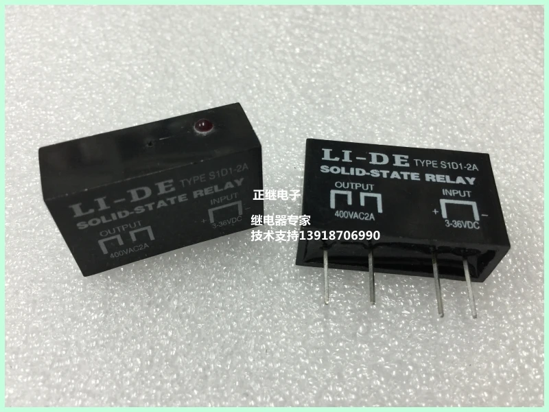 

Solid state relay LI-DE TYPE S1D1-2A with light work