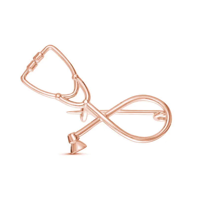 Модная брошь в виде стетоскопа ювелирное украшение для студентов медиков|pin