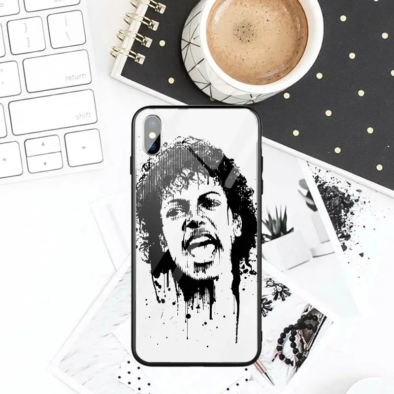 Закаленное стекло мобильный телефонные чехлы для iPhone 6 6S plus 7 плюс 8 X XR XS Max Coque в