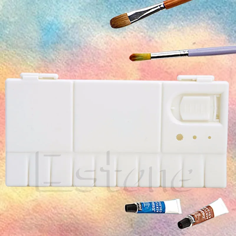 25 Grids Grand Peinture Art Plateau Artiste Huile Aquarelle Palette plastique