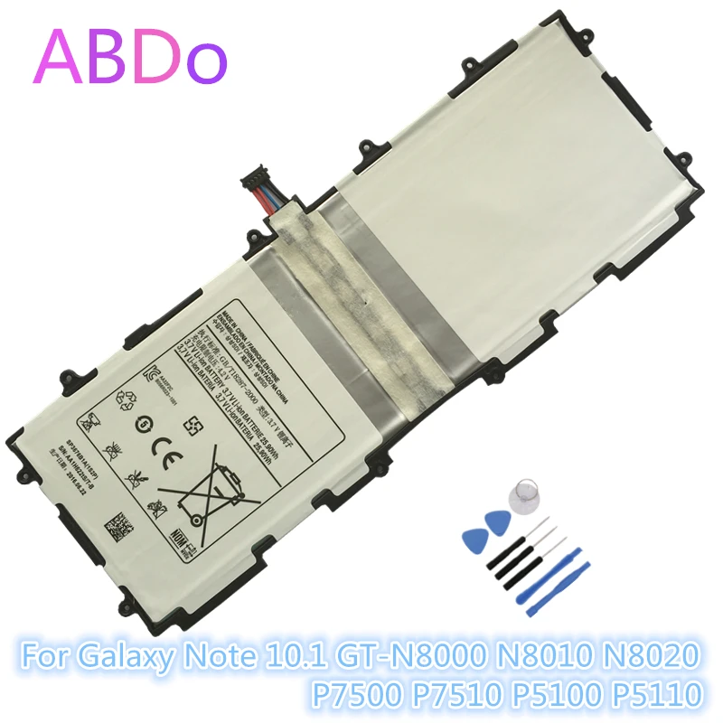 SP3676B1A планшетный аккумулятор для Samsung Galaxy Note 10 1 GT N8000 N8010 N8020 P7500 P7510 P5100 P5110 7000 мАч