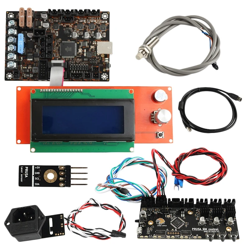 Аксессуары для 3D принтера Prusa I3 Mk3 материнская плата + Дисплей управления Mmu2