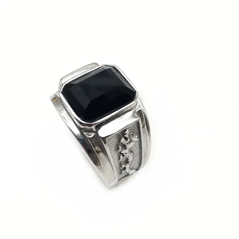 Мужское кольцо из нержавеющей стали в стиле ретро с драконом 3 цвета|ring for|rings for