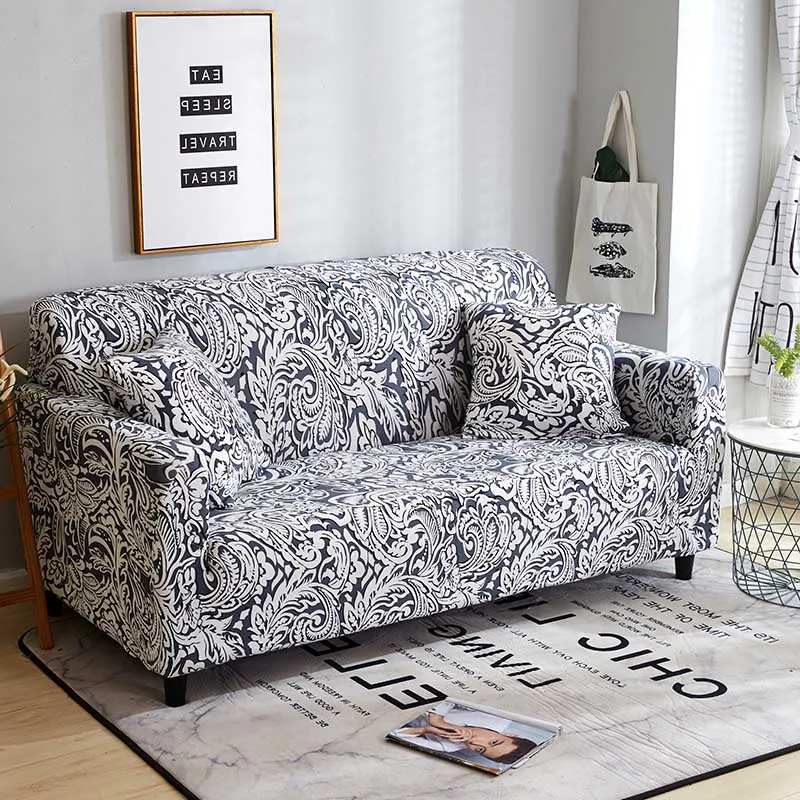 Color 24 Slipcovers диван плотный обертывание все включено нескользящий чехол для секционного дивана диван Coversfor гостиная эластичный чехол на весь диван - Цвет: Color 24