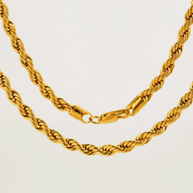 Ожерелье унисекс золотистого цвета 60 см в африканском стиле | Украшения и