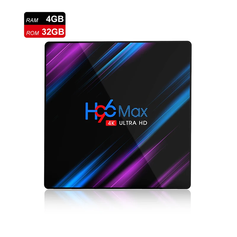 EstgoSZ H96 MAX-3318 новейший Смарт ТВ приставка Android 9,0 RK3318 ЦП Penta-Core Mali450 GPU 4K 3D 2GB& 16GB 4GB& 32/64GB 2,4/5 GWIFI - Цвет: 4GB 32GB
