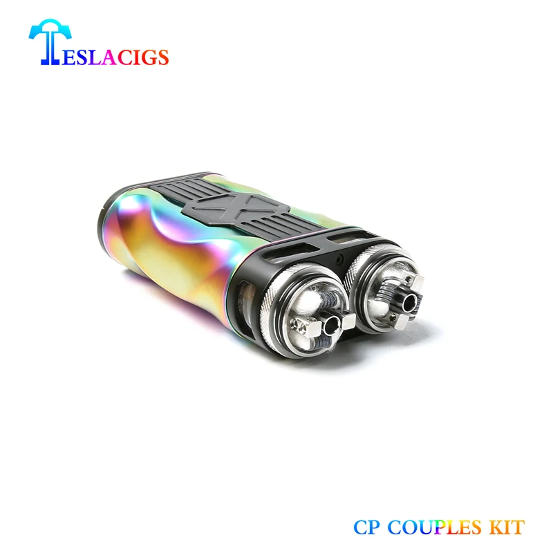 Оригинальный Teslacigs Tesla CP пары 220 Вт электронная сигарета комплект с коробка мод и
