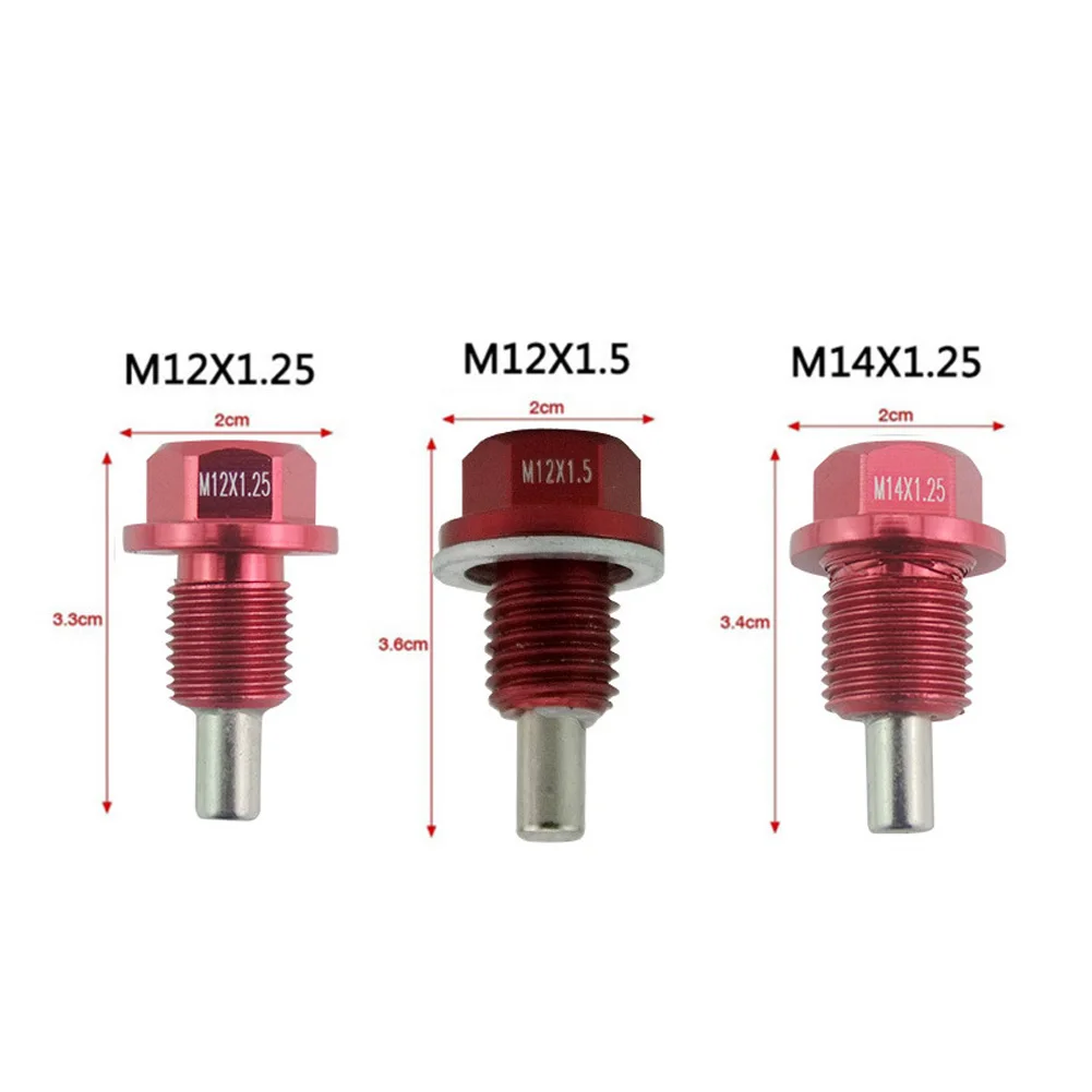 M12x1.5 M12x1.25 M14x1.5 Магнитный маслосливную пробку и слива масла сливная гайка ODP12125/1215/1415