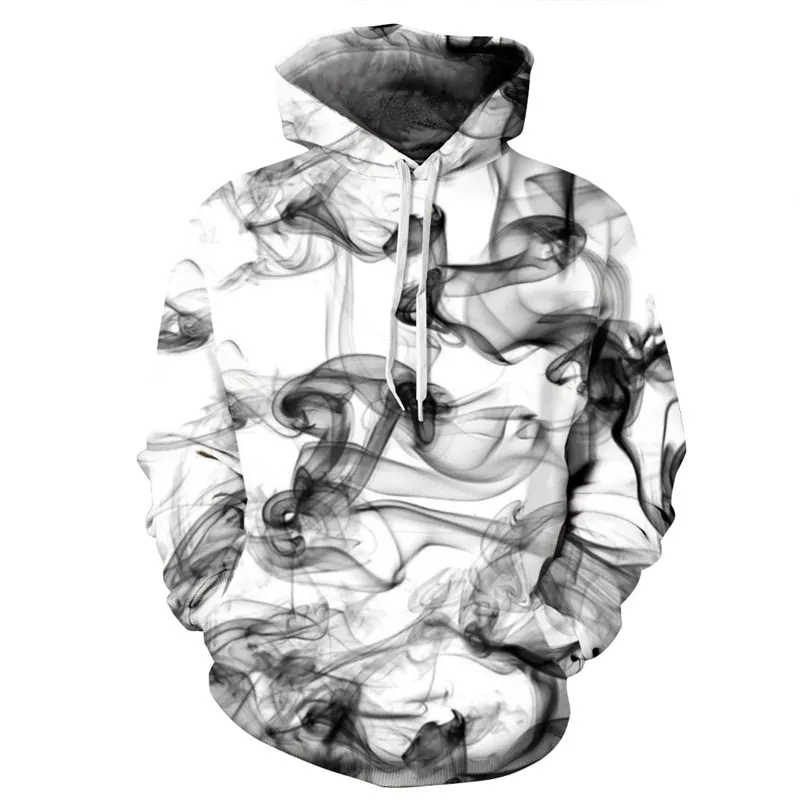 Новые модные мужские/женские 3d толстовки с принтом акварельные Dreamy Smoke линии