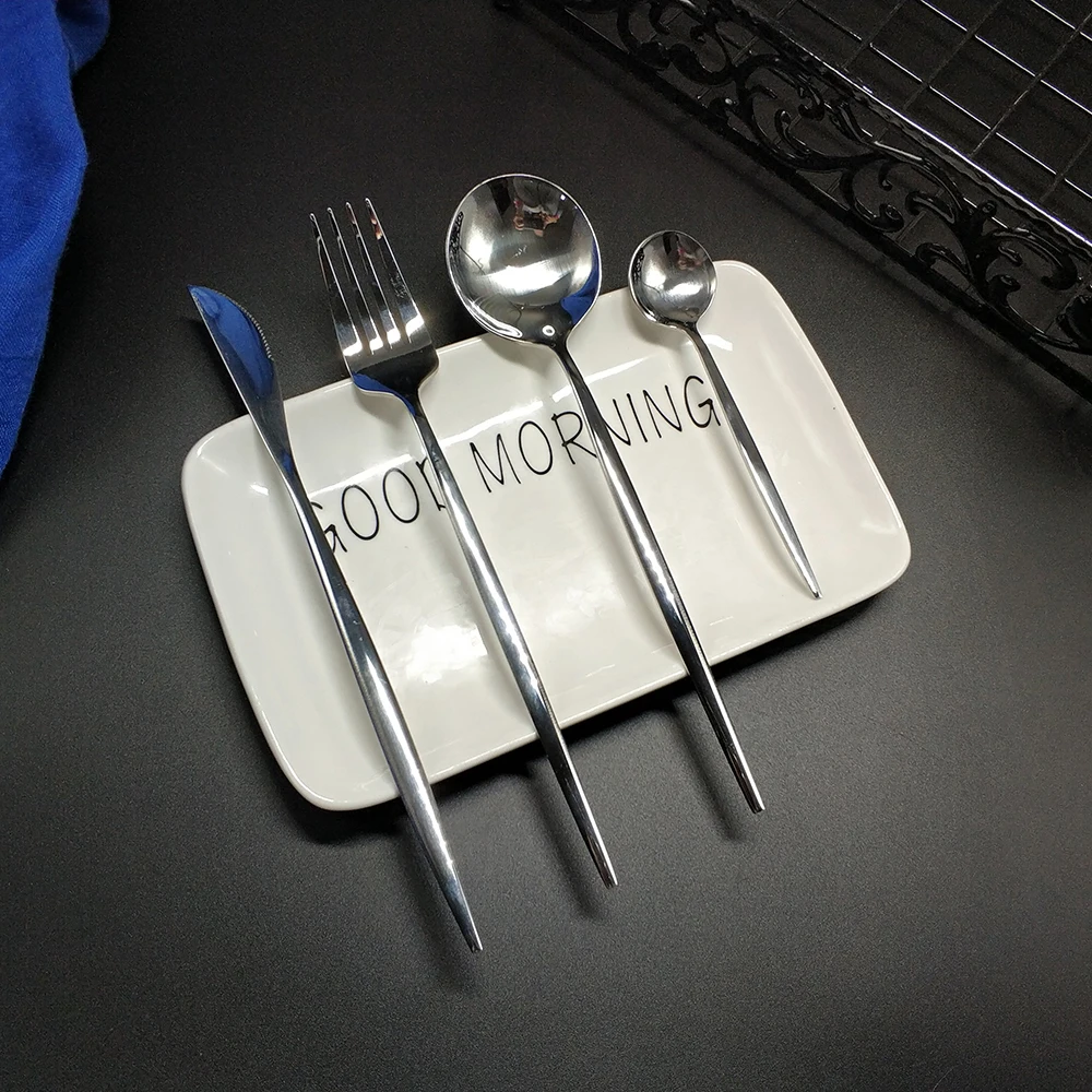 Горячая 16/24/32pcs столовые приборы из нержавеющей стали cubiertos tofok dorados де inoxidable faqueiro dourado вилки, ножи, ложки комплект