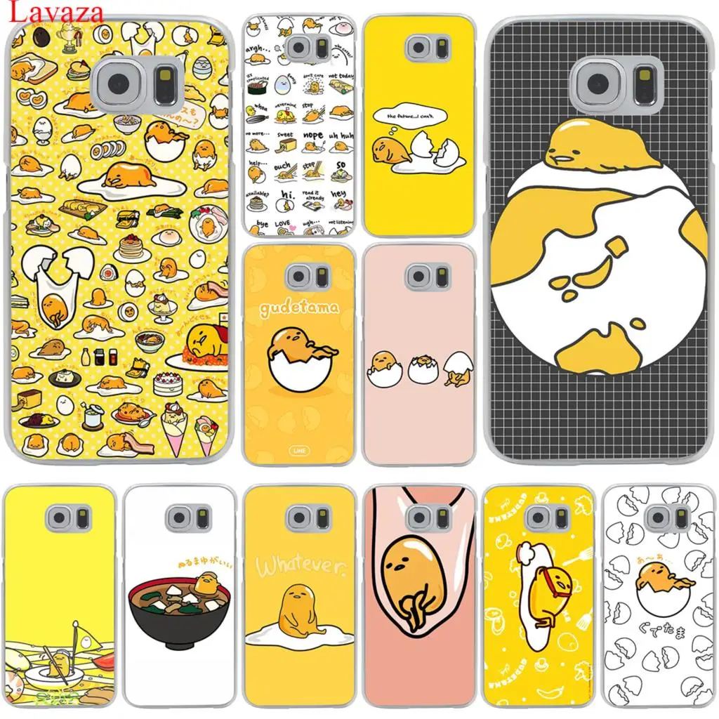 Милый чехол для телефона lawaza gudetama lazy egg Samsung Galaxy S20 Ultra S10E S10 Lite S6 S7 Edge S8 S9 Plus A51 A71 A81