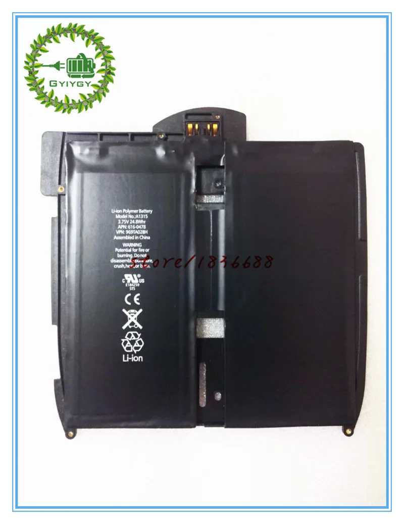 Аккумулятор GYIYGY для iPad 1 го поколения A1315 A1219 A1337 3 75 616 0448 в|a1315 battery|battery ipad a1337battery for |