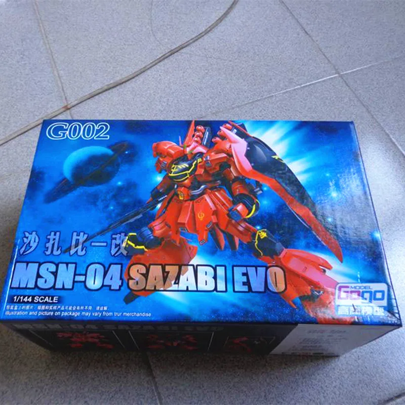 Аниме Gaogao HG 1/144 MSN 04 Sazabi Evo модель G002 горячие детские игрушки Фигурки собранные в