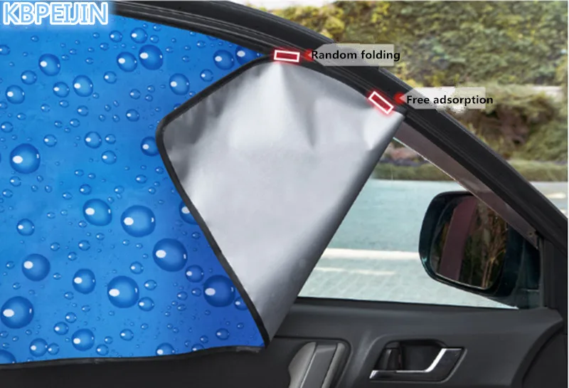 

4PCS Car Side Window Magnetic Sunshade Curtains Sticker FOR Audi a4 a3 q5 q7 a5 b6 b8 a6 c5 b7 c6 audifonos bluetoot accessories