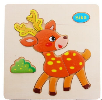 3 шт./партия детские деревянные головоломки